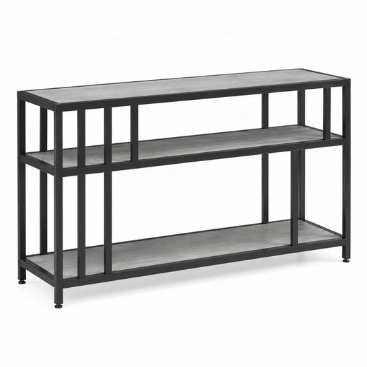 Étagère en métal à trois niveaux 120x40x80 cm